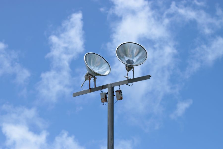 Reflectores LED exteriores para estadios